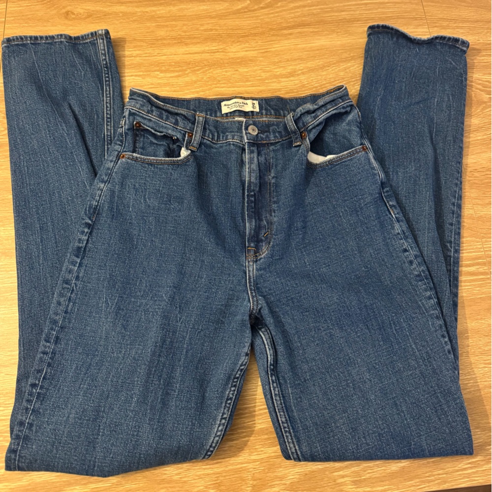 Abercrombie & Fitch Dark Blue Flare Jeans